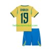 Brazilië Endrick 19 World Cup Voetbalshirts Kind Thuis 2026 Brazilië Endrick 19 World Cup Voetbalshirts Kind Thuis 2026